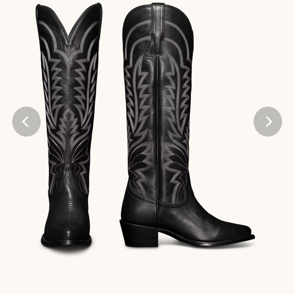 Tecovas Abby Boot in Midnight Black